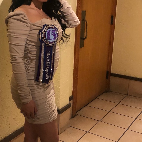 Cream Dress from Prettylittlething - Picture 2 of 2